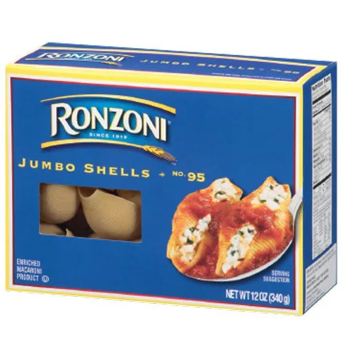 Conchas - JUMBO SHELLS Nº 95 -340 grs