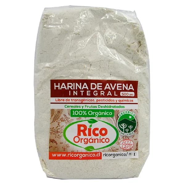 Harina de Avena Orgánica 500 grs