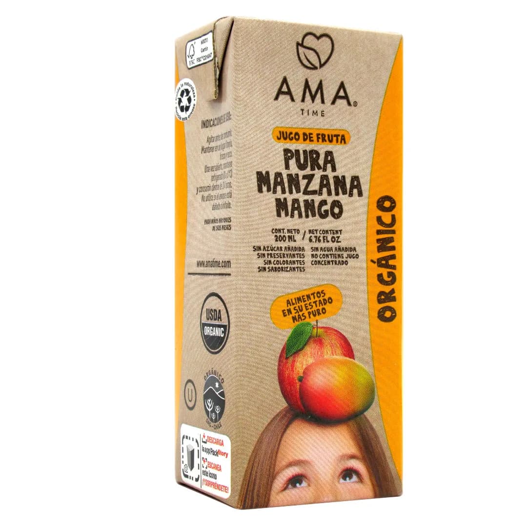 Jugo Manzana- Mango Orgánico Kosher 200 ml