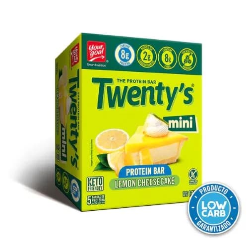Pack 4 Barra de Proteína Twentys Limón 25 grs