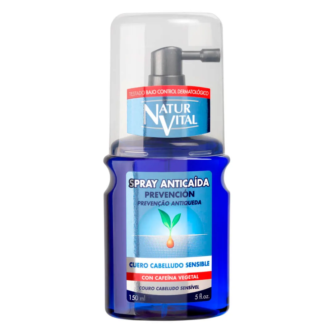 Spray Anticaida Prevencion Cuero Cabelludo Sensible con Cafeina 150 ml