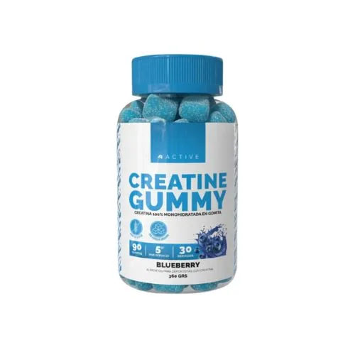 Creatina Monohidratada en Gomitas Sabor Blueberry 360 grs