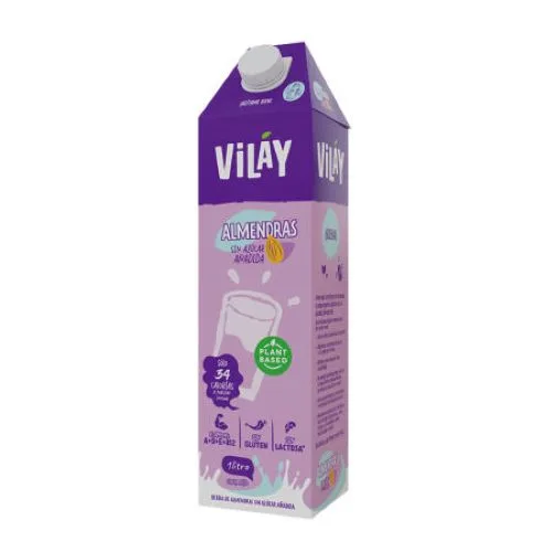 Bebida Vegetal de Almendra Sin Azúcar Añadida 1 LT