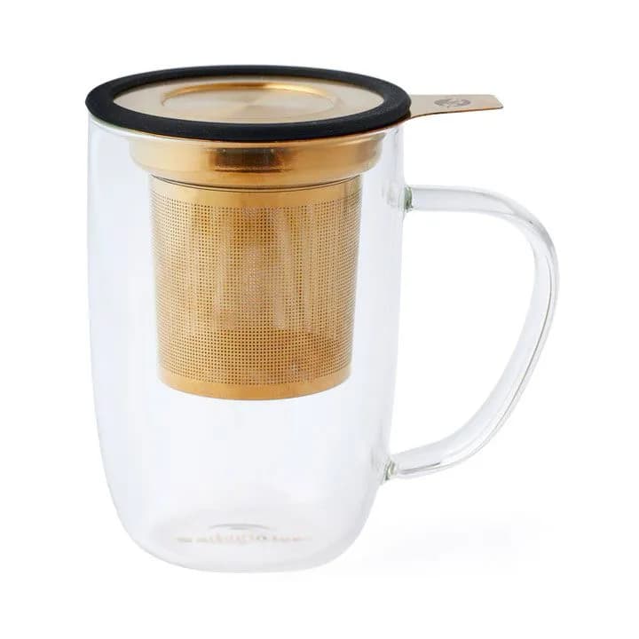 Mug Bhoro Negro Dorado 470 ml
