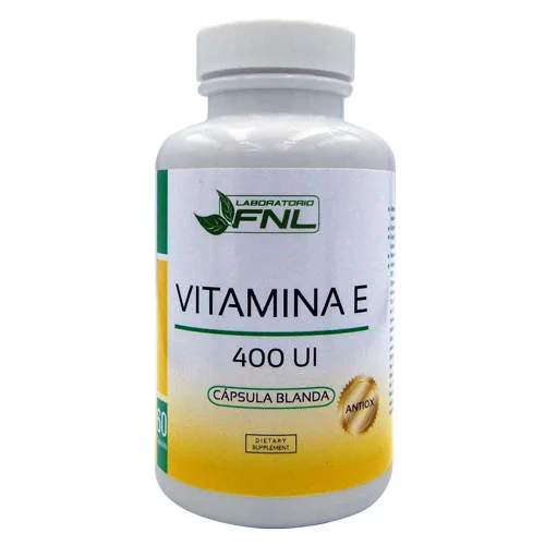 Vitamina E 400 UI 60 cápsulas