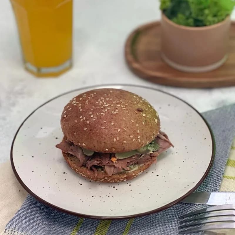 Sandwich Roast Beef y Salsa Tártara, Keto, 185 g