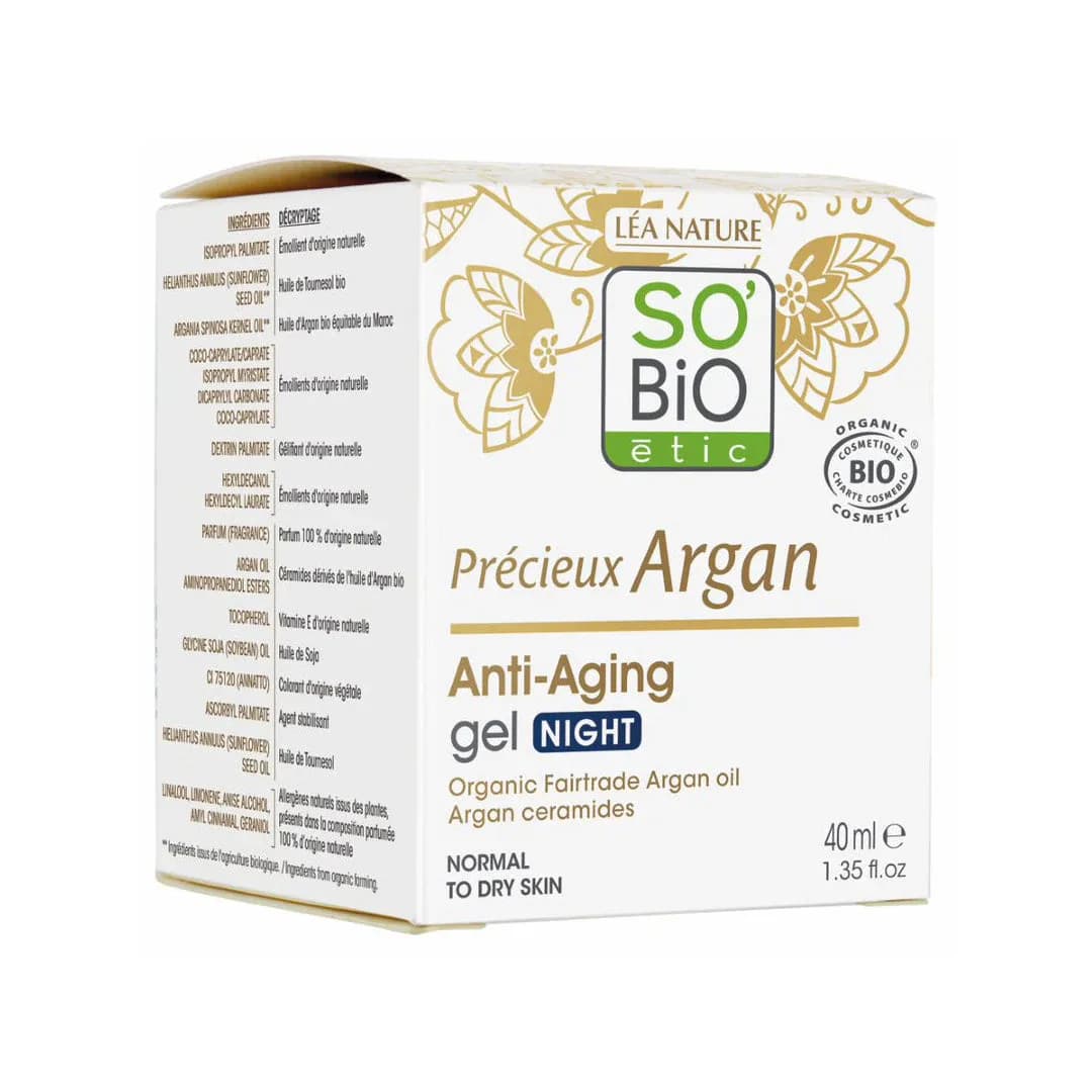 Gel de Aceite de Argan Anti Edad De Noche 40 ml
