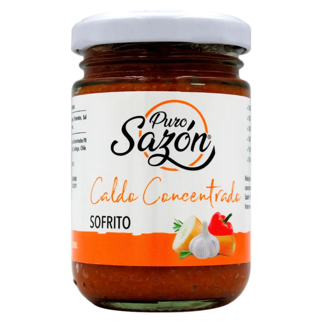 Caldo Concentrado Sofrito bajo en sodio sin preservantes 240 grs