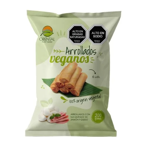 Arrollado Veganos Sucedaneo Queso Gauda 6 unidades