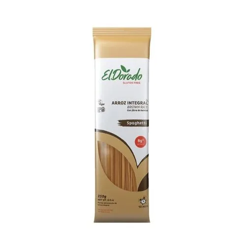 Pasta de Arroz Integral sin gluten Vegana Spaguetti 250 Gr