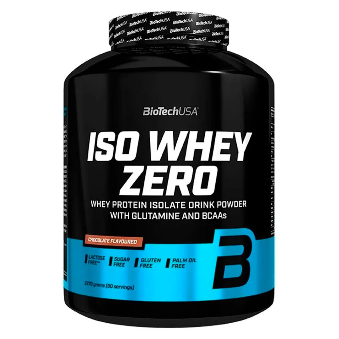 Proteína Iso Whey Zero Lactosa Sin Gluten Sabor Chocolate 2270 grs