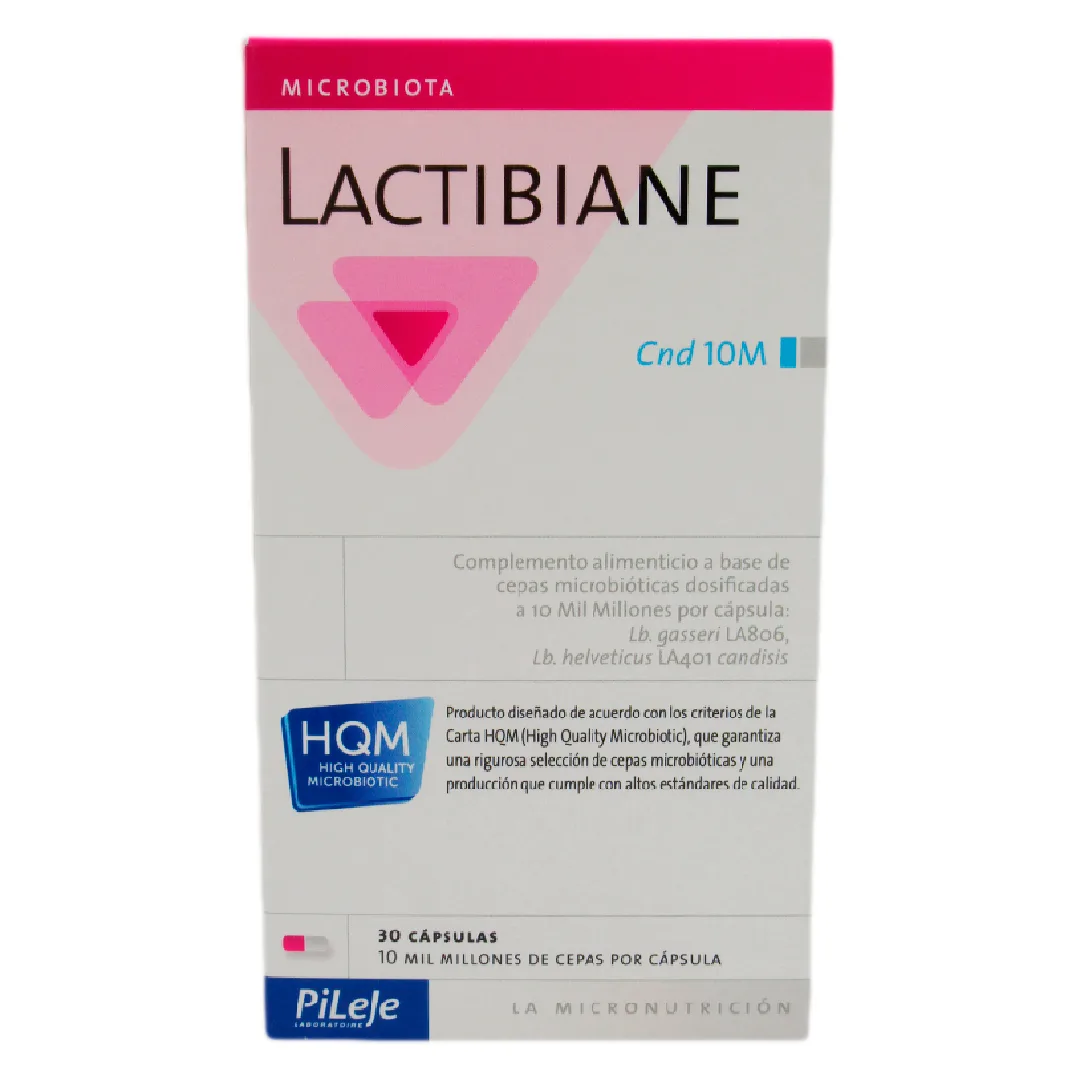 Lactibiane CND 10M Cepas Microbióticas dosificadas a 10 mil millones por capsula 30 cápsulas