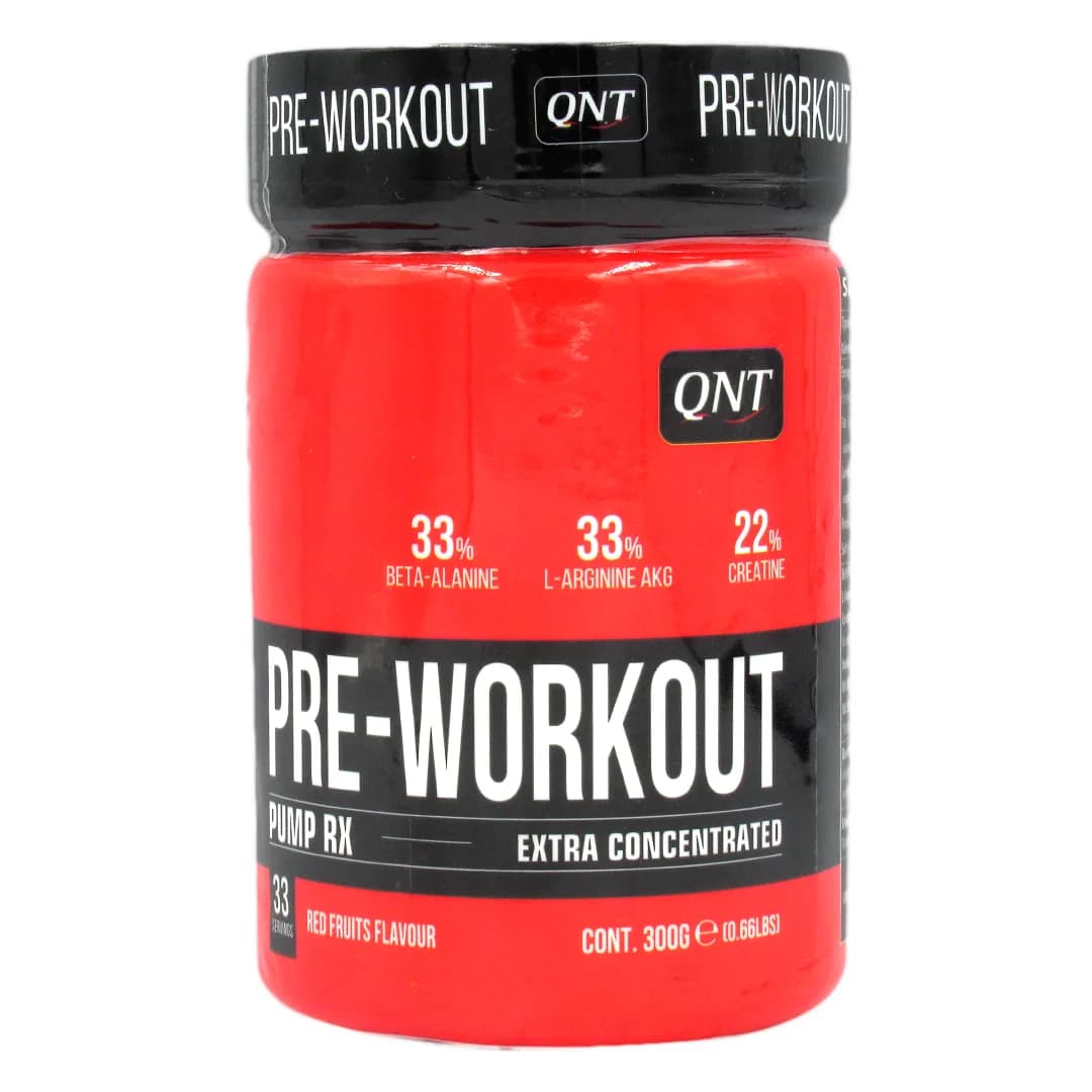 Pre Workout Para deportistas Con Adicion de Aminoacidos Sabor Frutos Rojos300 Grs