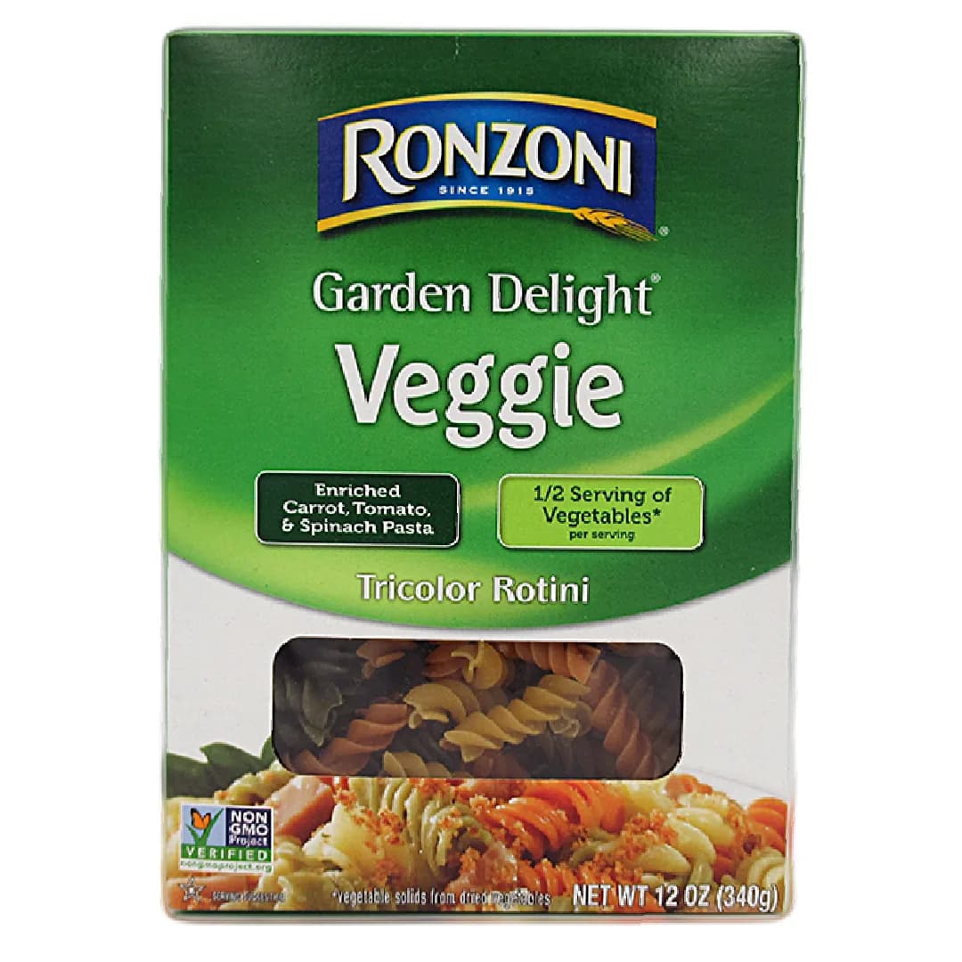 Rotini Fortificado Zanahoria Tomate y Espinaca 340 grs