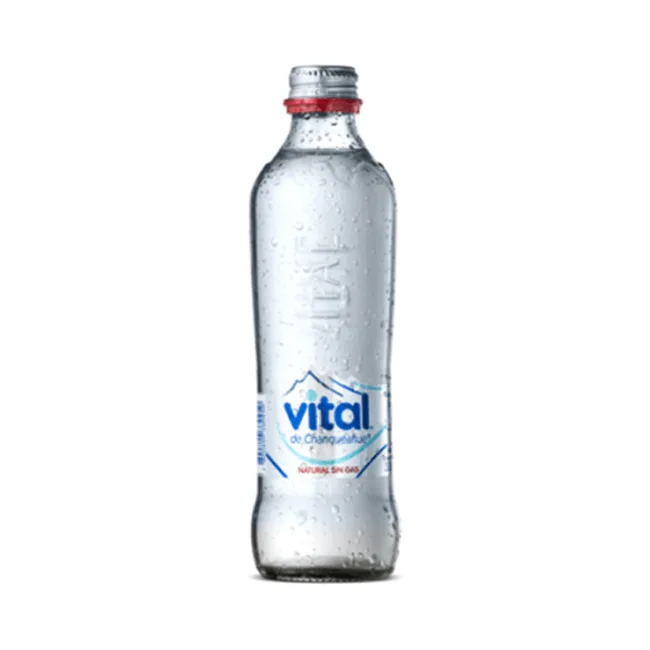 Agua Mineral Vital, sin Gas, Vidrio 330 Ml