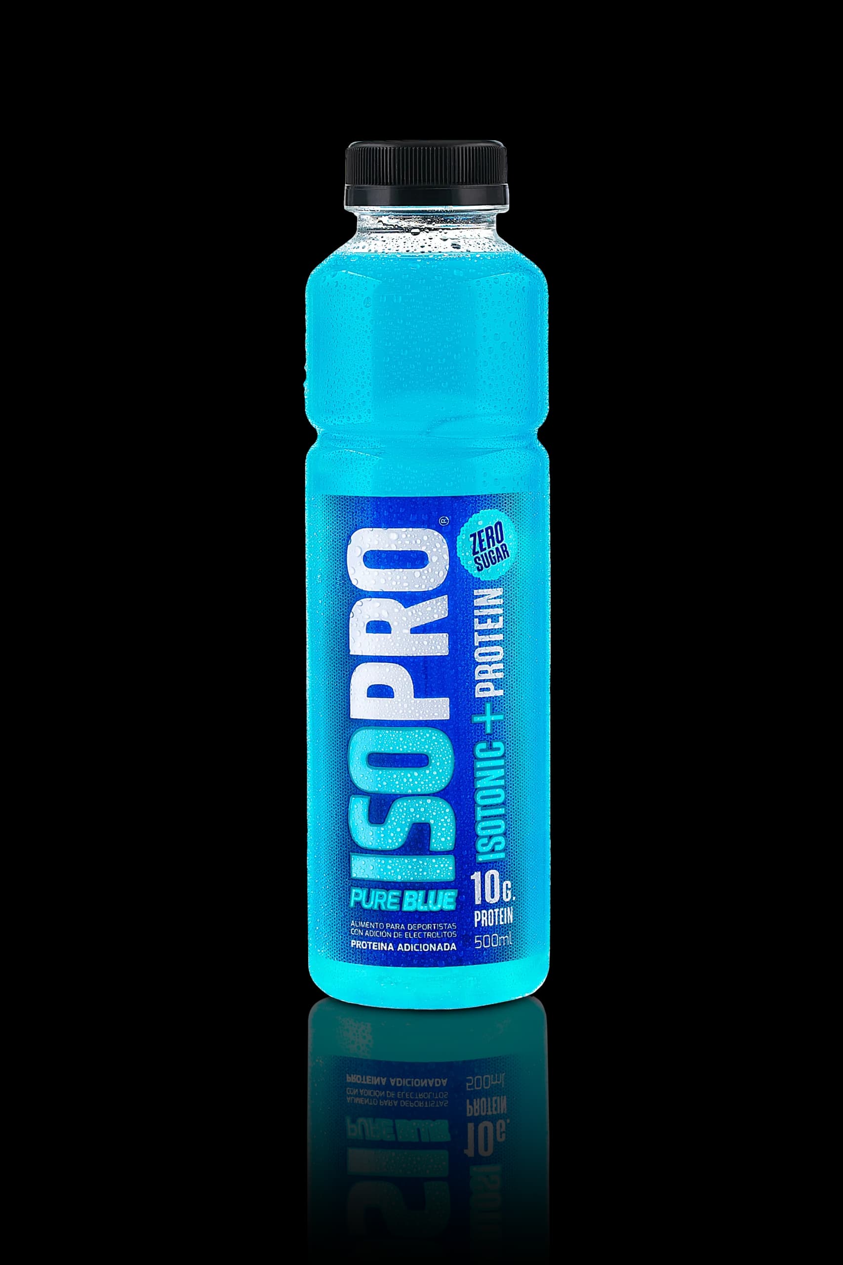 Bebida Isotonica + Proteína 10 gr Pure Blue sin Azúcar 500 ml
