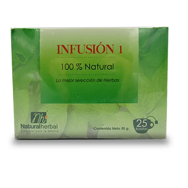 Infusión 1 disminuyen la absorción de grasas 25 bolsitas