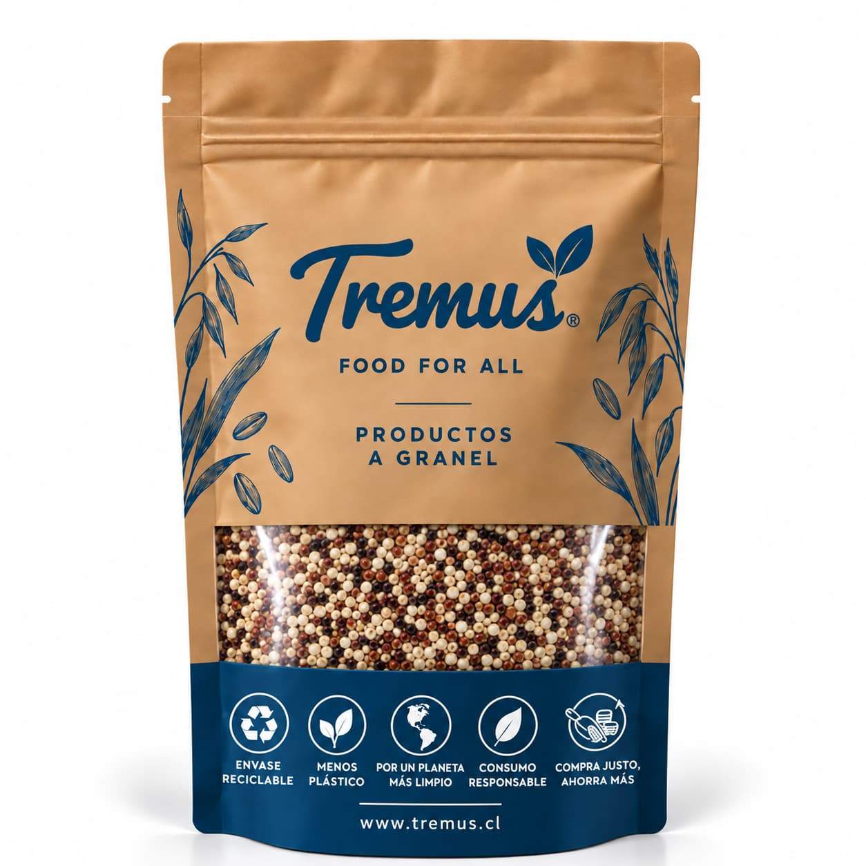 Quinoa Tricolor, Granel Tremus