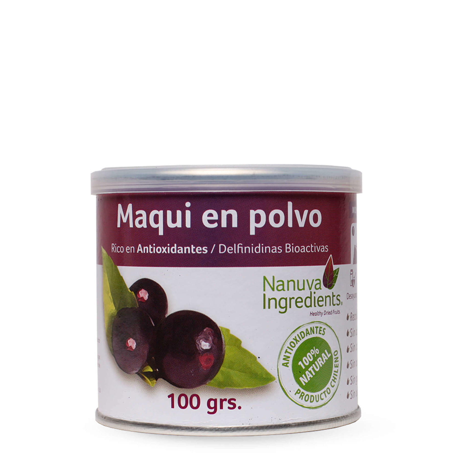 Maqui En Polvo 100 Gramos Marca Nanuva Tremus