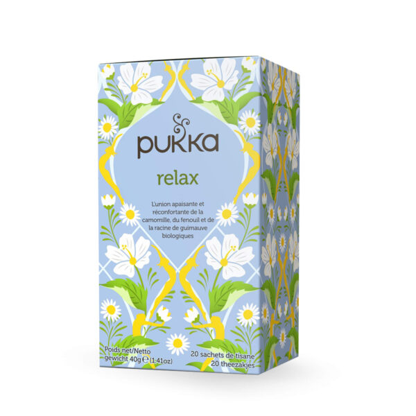 Mix de Infusión Relax/ Relajante 20 bolsas Marca Pukka