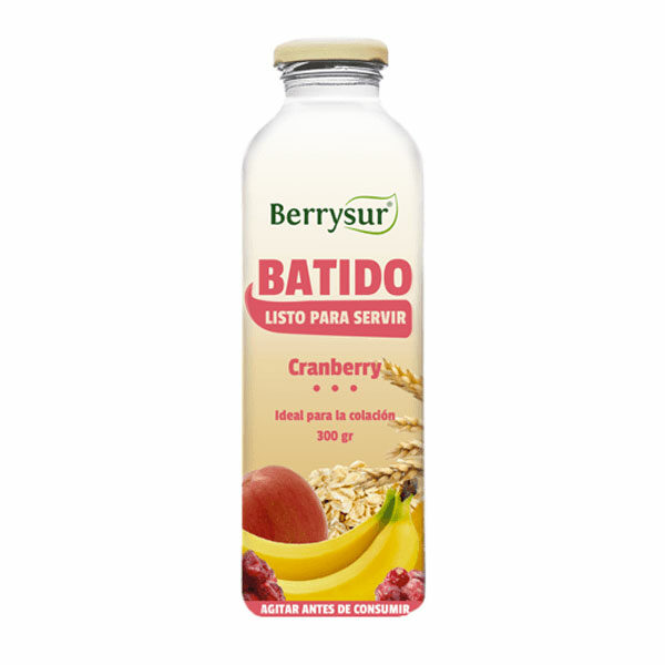 Batido Avena Cranberry 300 gr Marca Berrysur