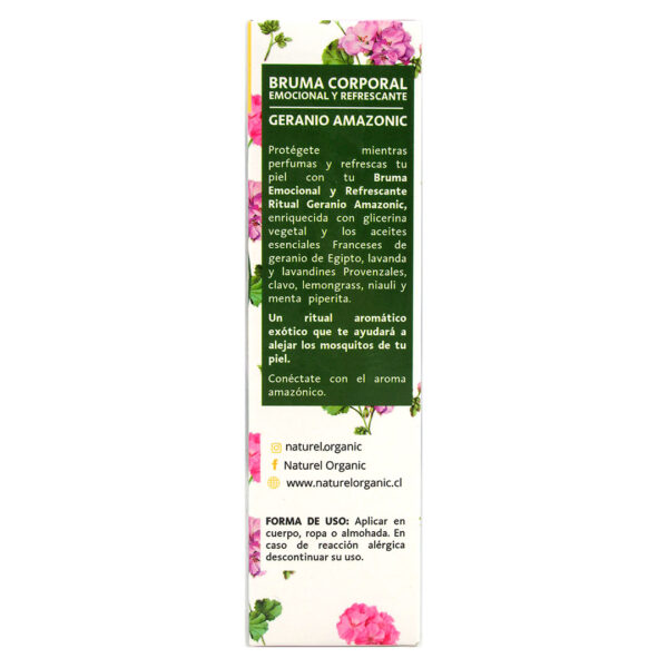 Bruma corporal emocional Amazonic 100 ml marca Naturel Organic - Imagen 2
