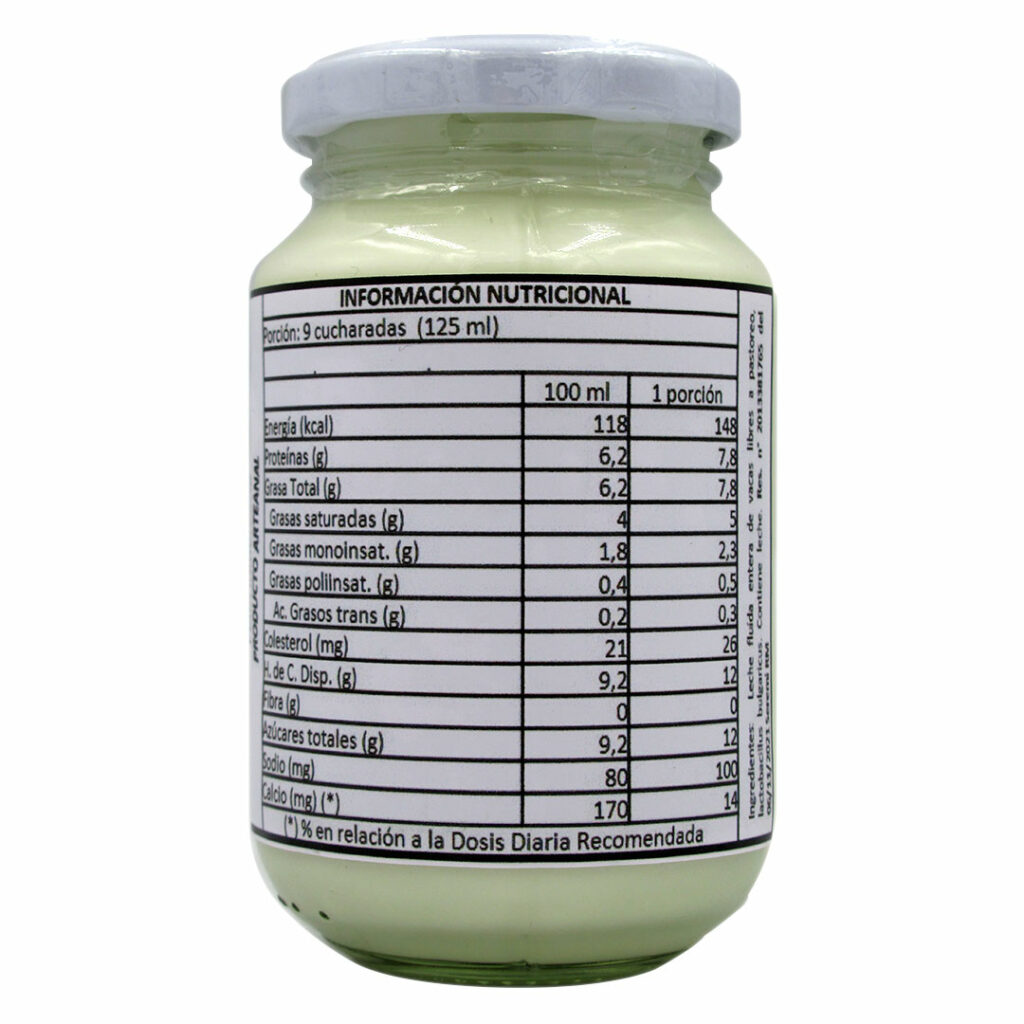 Yogurt griego de kefir, 250gr marca Zabdi Tremus