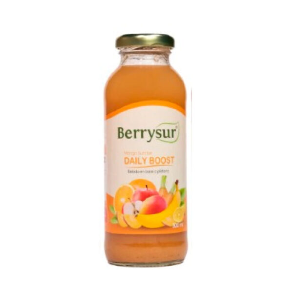 Batido Energético Daily Boost Sabor Mango Sunrise 300 ml Marca Berrysur
