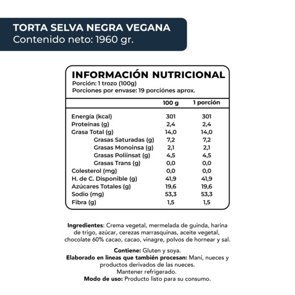 torta selva negra vegana 1710 g tremus 4