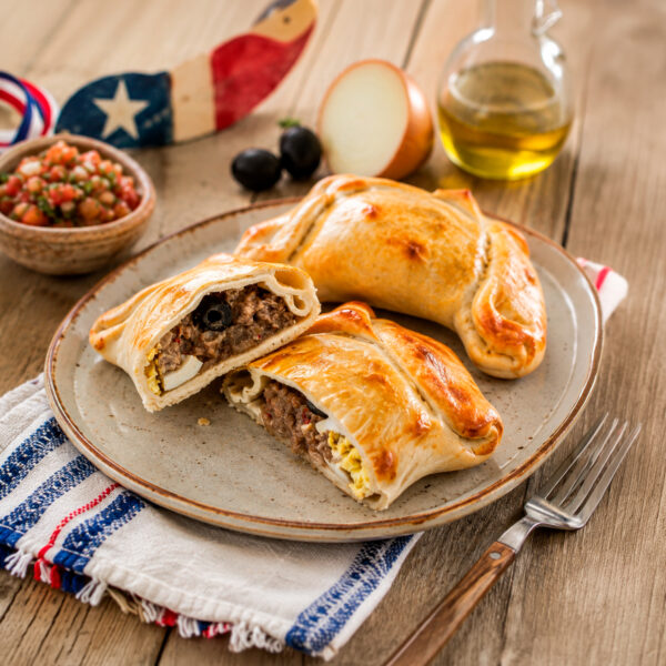 Empanada de Pino Tradicional con Carne de Ternero de Libre Pastoreo, 4 unidades, 720 g, Tremus