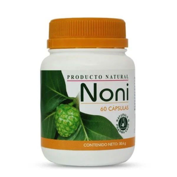 Noni 60 Capsulas Marca Natural Pharma Knop Tremus