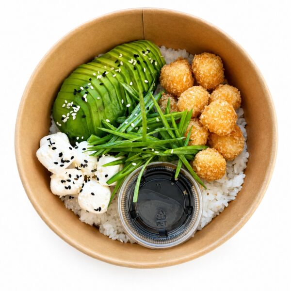 Gohan de Pollo Apanado en Pan Japonés y Palta, 430 g, Tremus