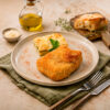 Milanesa de Berenjenas con Gratin de Papa y Verduras Vegetariano Tremus 1
