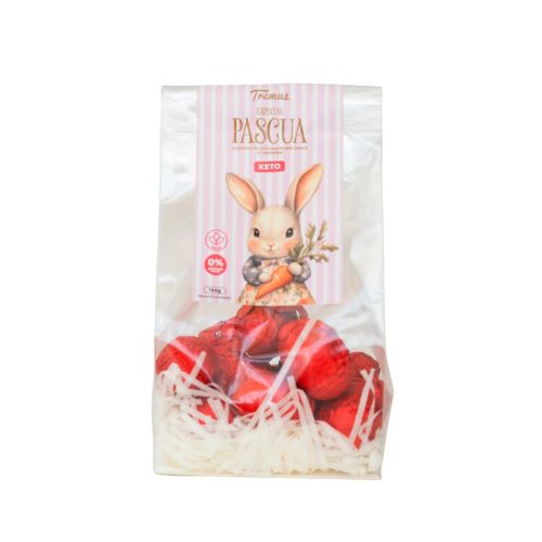 Huevitos De Chocolate 60% cacao, 12 Unidades, Keto y Vegano, Marca Tremus