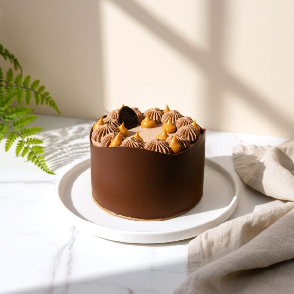 Torta Valentina (Chocolate Manjar), Keto, Sin Azúcar Añadida, 1230 g, Tremus