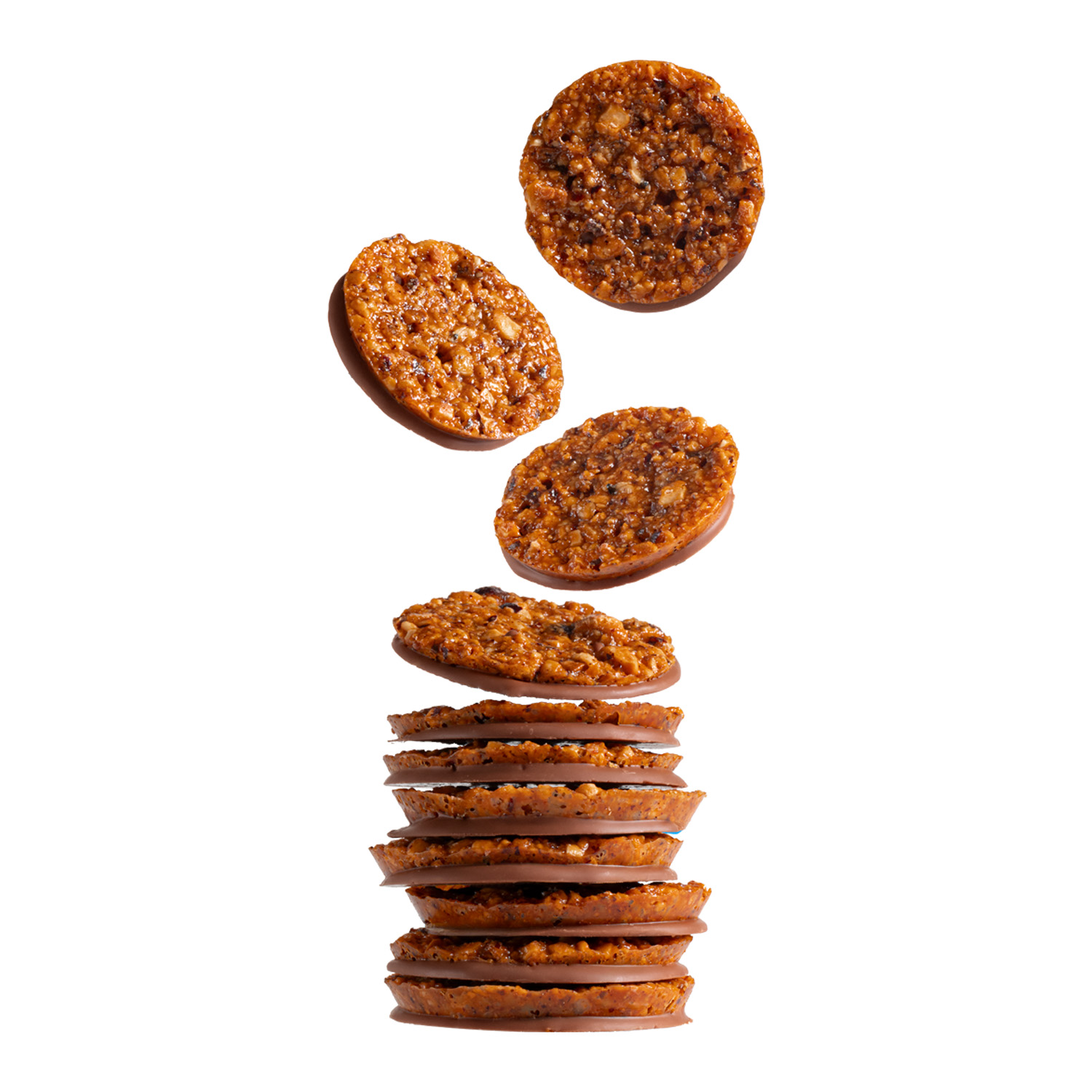 Galletas Florentinas Avellan y Chocolate de Leche, Keto, Sin Azúcar Añadida, 180 g, Tremus - Imagen 3