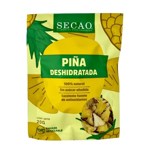 Piña Deshidratada 20 Gr Marca Secao