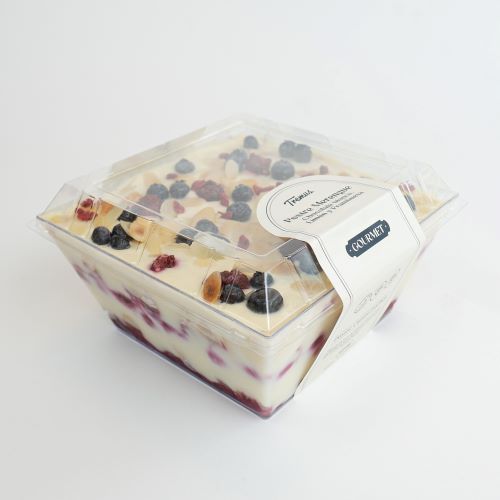 Postre de Merengue, Chocolate Blanco, Limón y Frambuesa, 1100 g, Tremus