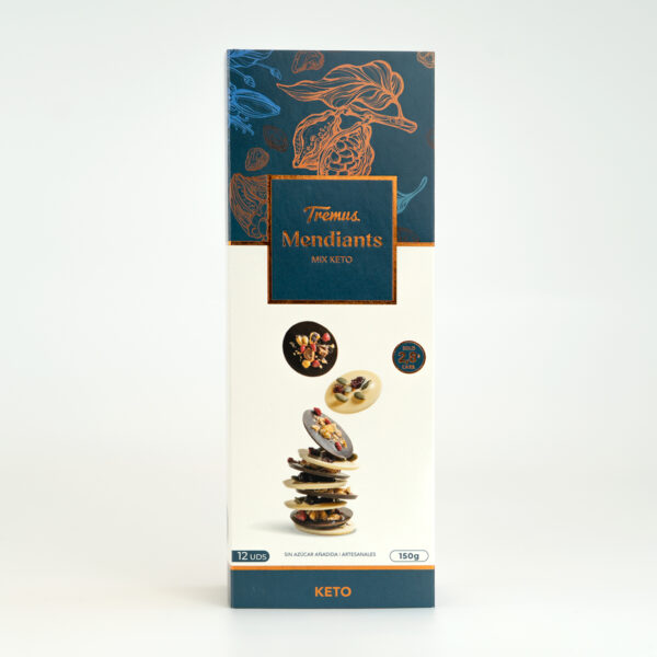 Mendiants,  Sin Azúcar Añadida, Keto, Mix Sabores. 150 g, Tremus