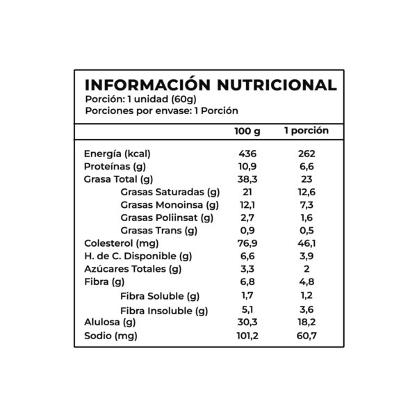 Alfajor Manjar Artesanal, Keto Proteico, Sin Azucar Añadida, 60 g, Tremus 5 Alfajor Manjar Artesanal Keto Proteico 2
