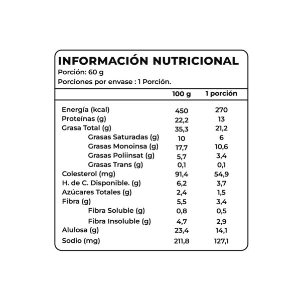 Galleton keto proteico chocolate avellana 60 gr Tremus 3 Galleton avellana keto proteico 2 1