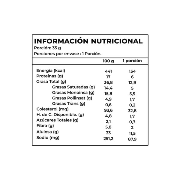 Mini Cookie Chip de chocolate, Keto Proteico, 35 g, Tremus 3 Mini Cookie Chip de chocolate Keto Proteico 100