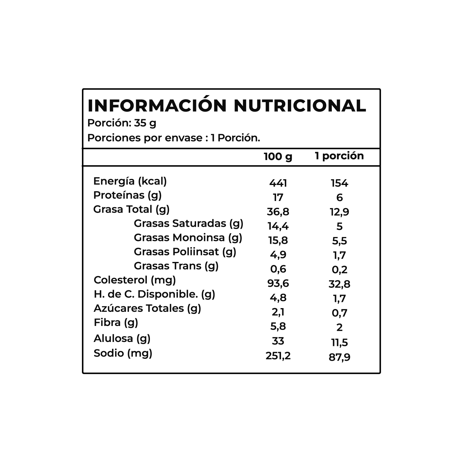 Mini Cookie Chip de chocolate, Keto Proteico, 35 g, Tremus 2 Mini Cookie Chip de chocolate, Keto Proteico, 35 g, Tremus - Imagen 2