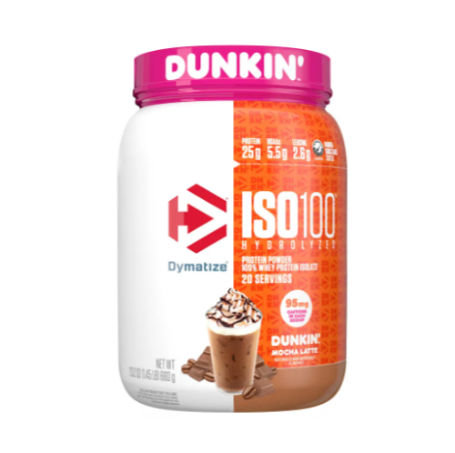 Proteina ISO 100 % Whey Protein Isolate Sabor Mocha Latte 610 Gr. (1,34lb) Marca Dymatize