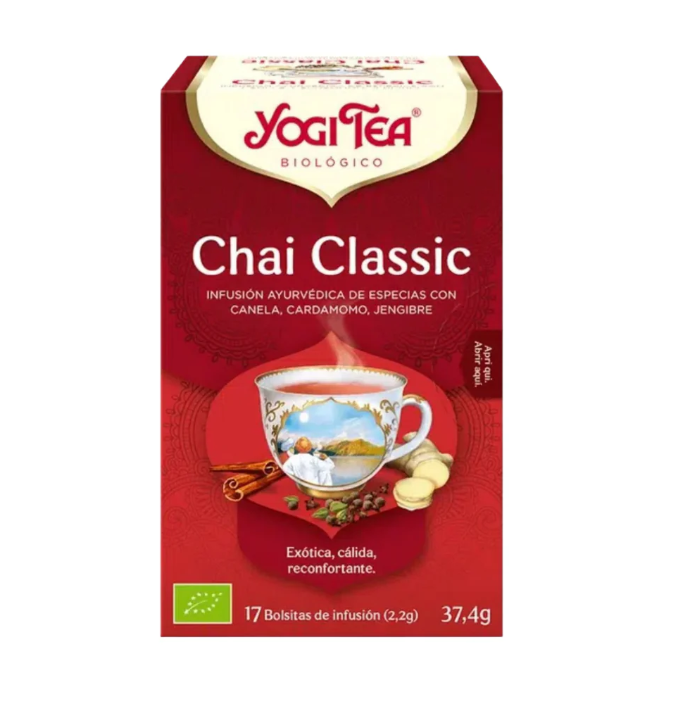 Mix de Infusión Classic Chai 17 bolsas Marca YogiTea 1 Mix de Infusión Classic Chai 17 bolsas Marca YogiTea