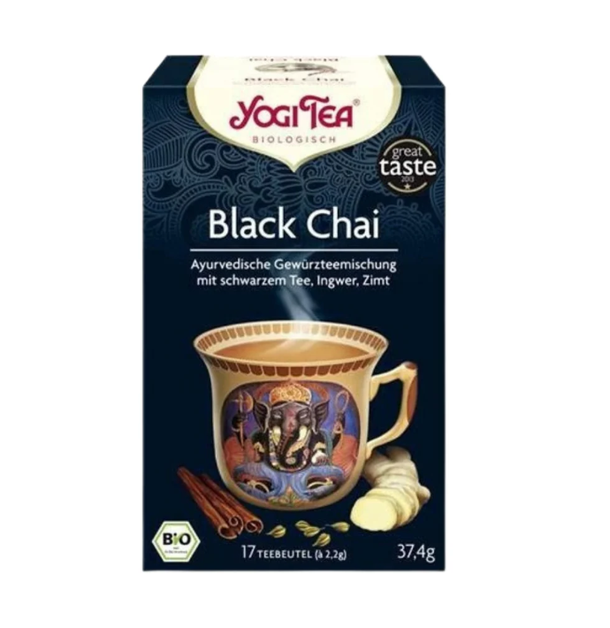 Té Black Chai 17 bolsas Marca YogiTea 1 Té Black Chai 17 bolsas Marca YogiTea
