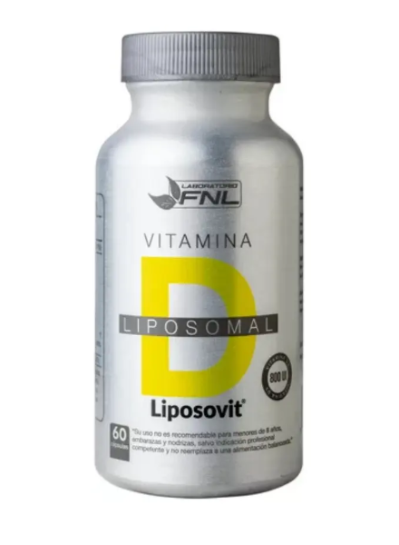 Vitamina D Liposomal 60 cápsulas marca FNL
