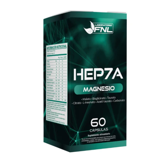 Heptamagnesio 60 cápsulas marca FNL 1 Heptamagnesio 60 cápsulas marca FNL
