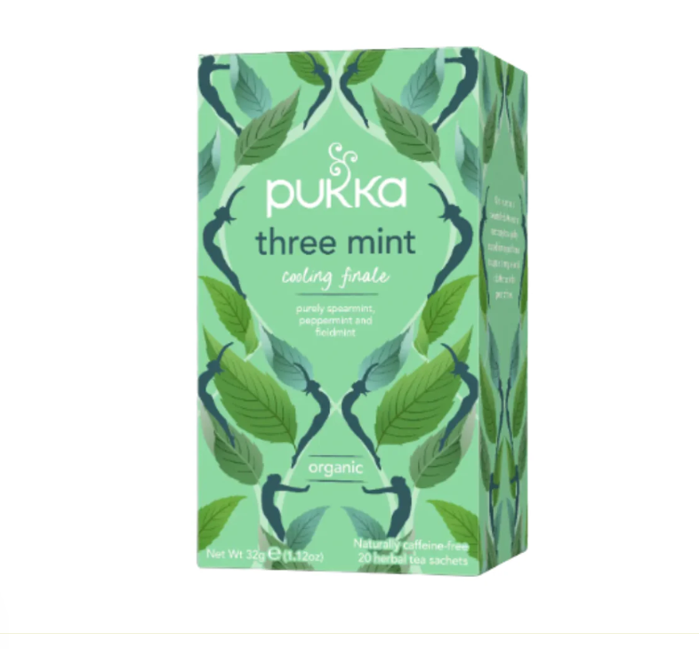 Mix de Infusión Three Mint 20 bolsas Marca Pukka 1 Mix de Infusión Three Mint 20 bolsas Marca Pukka