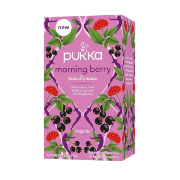 Mix de Infusión Morning Berry 20 bolsas Marca Pukka